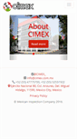Mobile Screenshot of cimex.com.mx